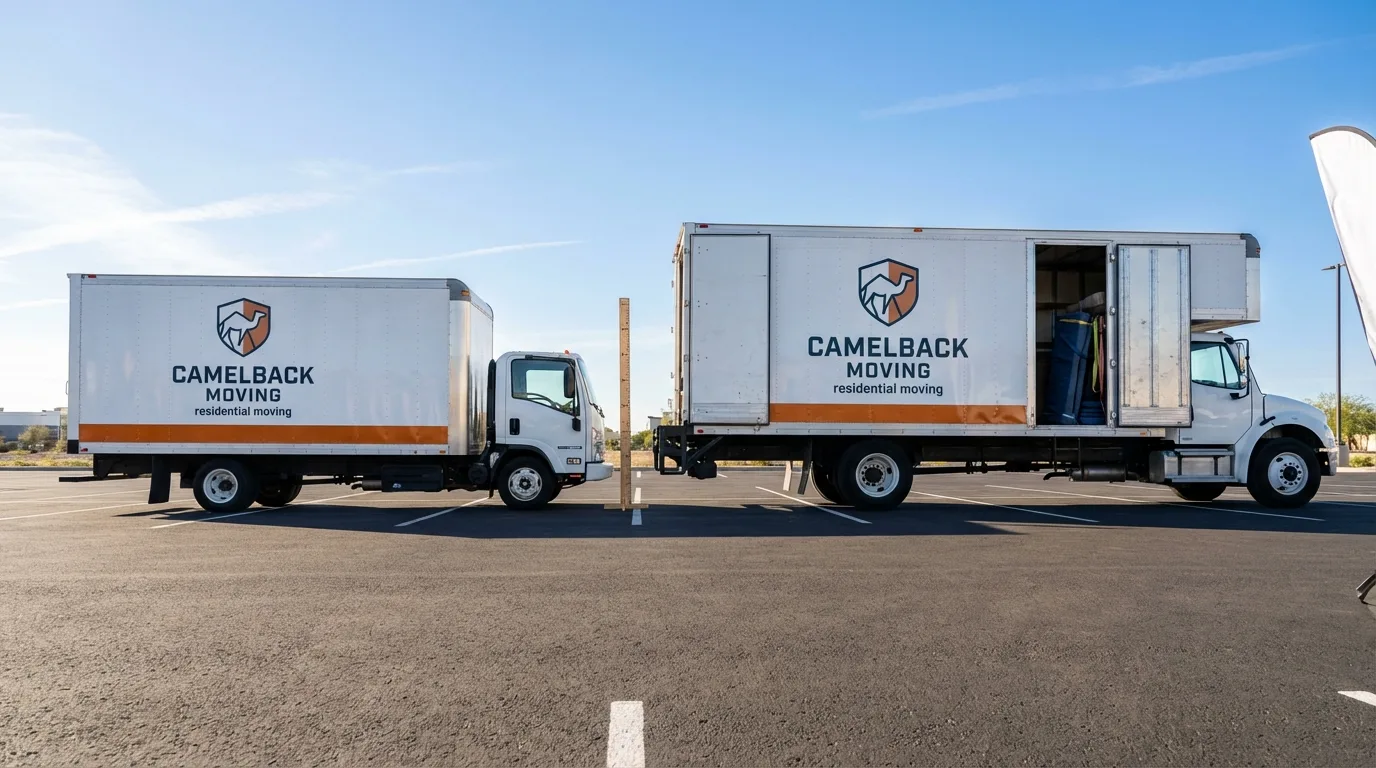 Moving truck size capacity guide in Napoleon